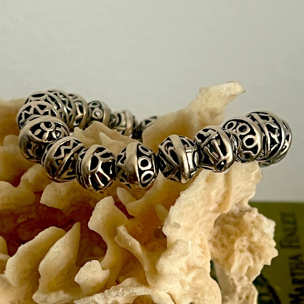 Silpada Filigree Ball Bracelet with magnetic closure
